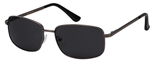 La Optica Occhiali Da Sole Unisex UV400 – Set 2 Lenti (Nero Opaco + Grigio) – Categoria 3 – Per Uomo E Donna – Modello Vintage JGA Sport - 2