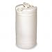 BayTec 15 Gallon White Plastic Barrel, Great as a Water Barrel or Other Liquid Container, Food Grade Material