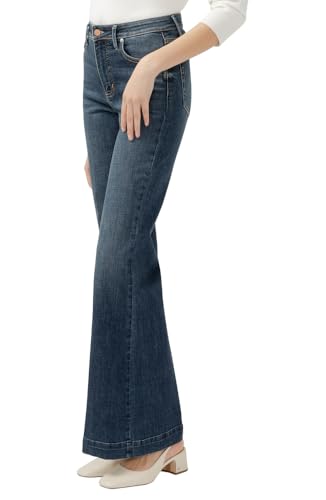 Silver Jeans Co. Women's Isbister High Rise Flare Leg Jeans2