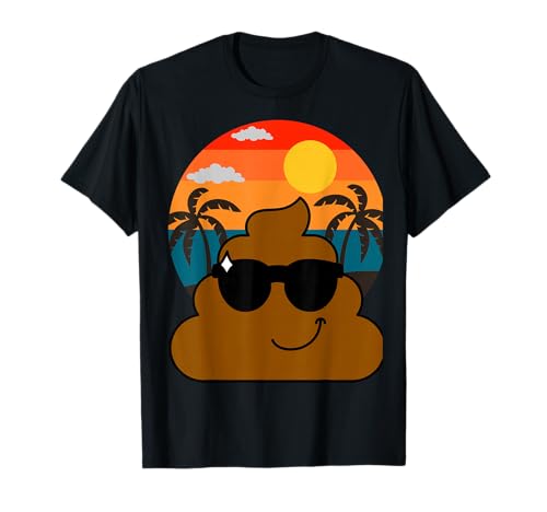POOP EMOTICON Birthday party favors Poo for Kids T-Shirt