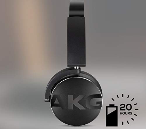 Harman Kardon / JBL Akg Y50Bt - Auriculares de Diadema Cerrados (Bluetooth, Micro Usb, 113 Db Spl/V, 3.5 Mm), Color Negro