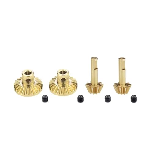 Rc Reemplazar Accesorios Para WPL B24 B36 C14 C24 Para MN D90 D99 Para MN99S Engranaje Eje Delantero Trasero Acero Engranajes Transmisión Accesorios Actualización Larguero Coche RC(Brass)