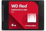Western Digital 4To WD Red SA500 NAS Disque SSD 3D NAND Interne - SATA III 6 Gb/s, 2,5"/7mm, Jusqu'à 560 Mo/s - WDS400T2R0A