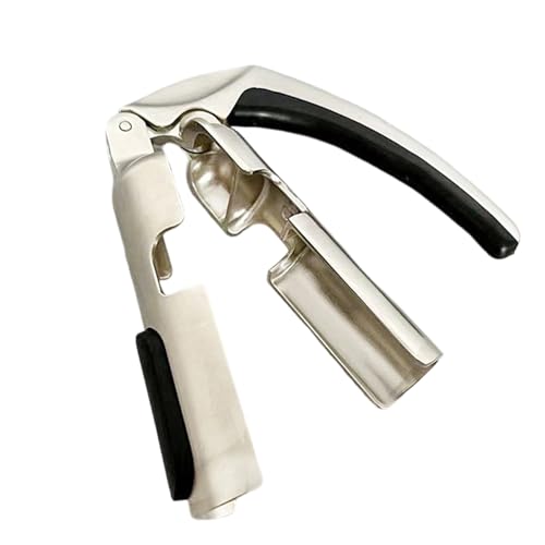 Abridor de champán, sacacorchos de metal para champán, abridor de corcho profesional portátil, herramienta de extracción de corcho sin esfuerzo para hombres, mujeres, personas mayores, champán, vino