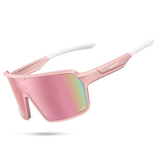 Lamicall XL Fahrradbrille Herren, Schnelle Brille Damen - [29g TR90...