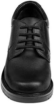 Mens All Leather Uniform Oxfords Shoes (12.5) Black | Image 4