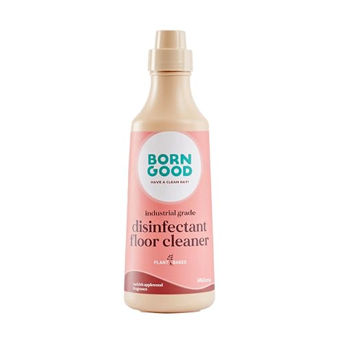 Image of Born Good Plant Based Turkish Applewood Fragrance Disinfectant Liquid Floor and Surface Cleaner, Biodegradable, Non-Toxic And Eco-Friendly - 950ml (Pack of 1)
