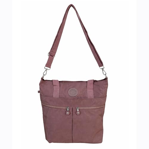 Image of CHIBAO Tote Bag for Women & Men, Polyester, Large Capacity Shoulder Bag, Handbag, Dual Handles, Multiple Pockets, Multipurpose, Everyday, Office, College, Travel, Shopping, Purse, Casual Bag
