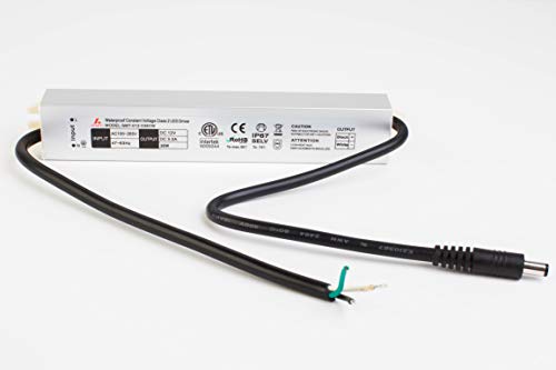 Image of 12v 36w 3A Waterproof Power Supply Driver Transformer 110v to DC Low Voltage for LED Light, Sign Applications IP67 (36)
