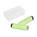 liogea Protected 3.7V LG3400G 3400mAh 10A Rechargeable Button Top Batteries for Fan Spotlight Flashlight - 2 Pack