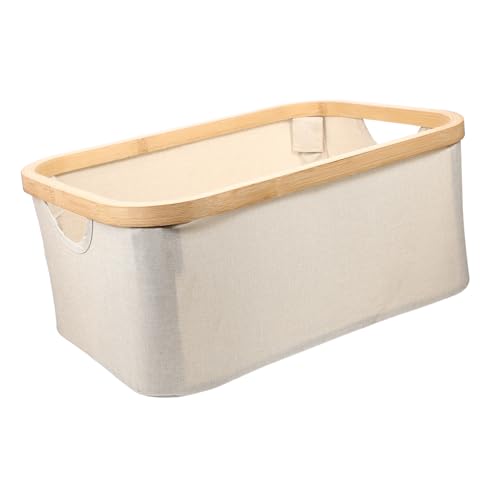 HIAKDOFT Cesto Ropa Sucia Plegable Beige Organizador para Ropa y Juguetes Caja de Almacenamiento para Hogar y Regalo de Inauguración de Casa