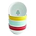 Cake Boss Serveware 4-Piece Porcelain Ice Cream Bowl Set, Mini Cakes Pattern, Print
