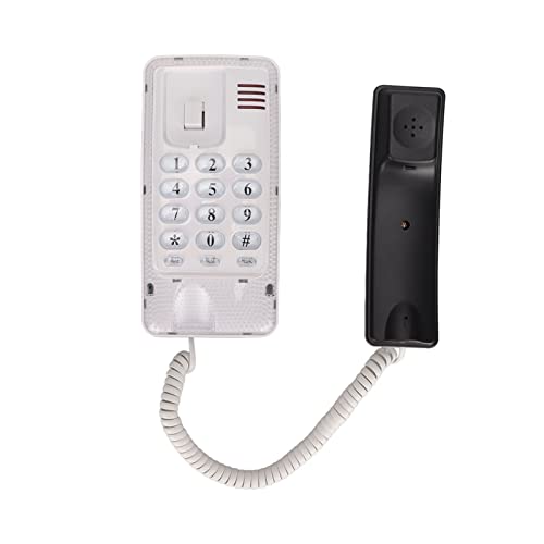 Teléfono de escritorio con cable, teléfono fijo colgante, funciones rápidas miniatura 6