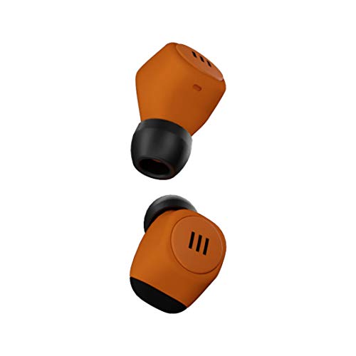 DIVACORE Nudes - Auriculares 100% Inalámbricos - Hasta 15 Horas de Autonomía - Resistencia al Agua y Táctil - Diseño Ultracompacto - Compatible con Google Assistant y Siri - Wild Peach