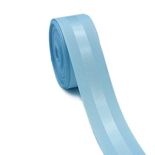 AHUI 25 mm / 38 mm 47 metrów rypsowa krawędź satynowe wstążki do rękodzieła DIY kokardki do włosów opakowanie prezent dekoracja ślubna