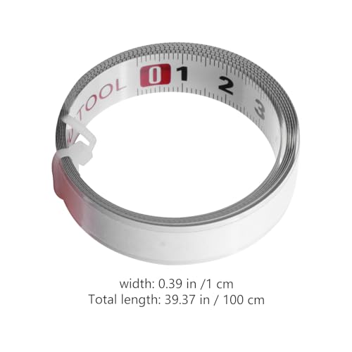 Cinta métrica adhesiva de acero 1 m Luxshiny miniatura 2