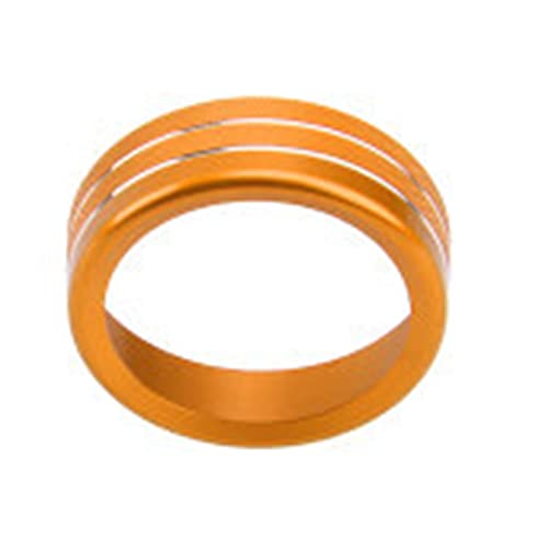 Botón de interruptor de aire acondicionado de coche, decoración naranja para 2016-2020 3