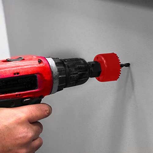 Dekton 6 Piece Holesaw Kit-high-speed Steel, Precision-cut Teeth| Ideal For Wood, Plastic & Metal| Includes Allen Key And Arbor, 4 Holesaws Suitable For Cutting| Sizes: 32mm, 38mm, 51mm And 54mm 4 Dekton 6 Piece Holesaw Kit-high-speed Steel, Precision-cut Teeth| Ideal For Wood, Plastic & Metal| Includes Allen Key And Arbor, 4 Holesaws Suitable For Cutting| Sizes: 32mm, 38mm, 51mm And 54mm - Image 4