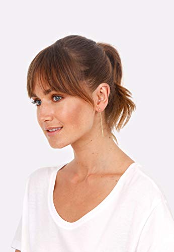 Elli Orecchini Donna Ciondolo Palla Tirare Attraverso In Argento Sterling Sterling 925 - 5