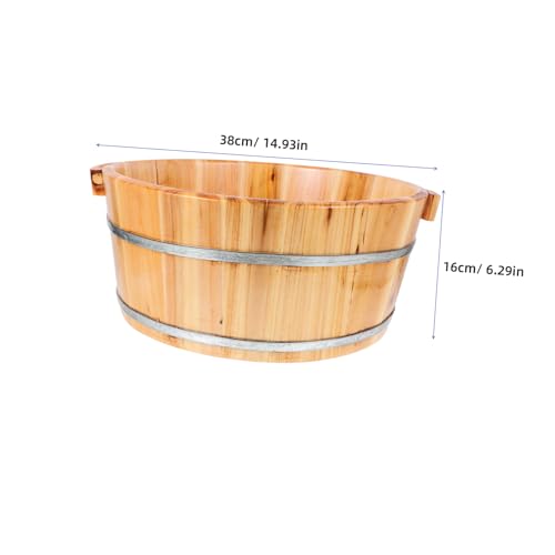 Balde de Madera para Spa de Pies y Pedicura miniatura 2