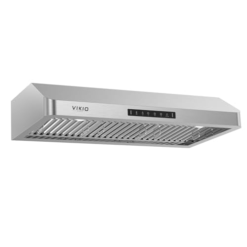 VIKIO HOME Range Hood 36 Inch Under Cabinet, Kitchen Hood
