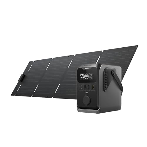 ECOFLOW TRAIL 300 DC Tragbare Powerstation 288 Wh mit 60 W Solarpanel, Ultraleichte LFP-Batterie, 300 W Solargenerator, Schnellladung, 5 Ausgänge, Solar/Kfz-Eingang, für Camping, Reisen, Notfälle