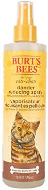 Burt's Bees for Cats Natural Dander Reducing Spray with Soothing Colloidal Oat Flour & Aloe Vera | Cruelty Free, Sulfate & Paraben Free, pH Balanced for Cats - Made in USA, 10 oz Bottle