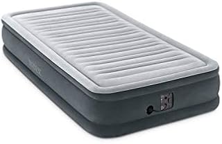 Intex Comfort Plush Mid Rise Dura-Beam Airbed with Internal Electric Pump, Bed Height