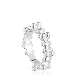 TOUS Anillo mediano de plata motivos oso, Para Mujer, Colección Bold Bear
