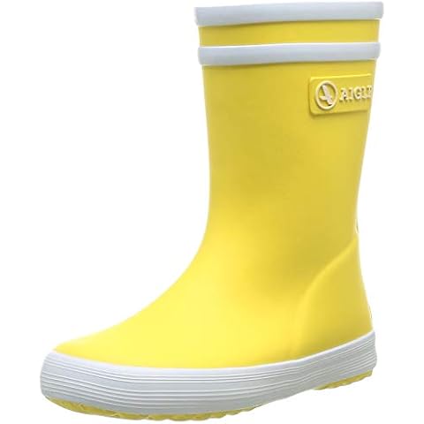 Aigle Unisex Kinder Baby Flac Stiefel, Gelb Jaune New, 23 EU Cover