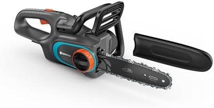Gardena Akku-Kettensäge PowerSaw 250/18V P4A solo: Oregon Kette, Ergonomisch, Geräuscharm, Kettenbremse, Kabellos (14790-55)