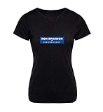  KOSMINE Ron Swanson For President USA Funny T-Shirt Shirt Tshirt T Shirt Camiseta para Mujeres Mujer Gift For Her Birthday MD Women Black T-Shirt