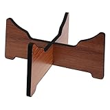 Alasum Ätherischer Trommelständer aus Holz mit Silikonpolster Stabiler Ethereal Drum Halter für Handpan und Zungentrommel Vielseitiger Drum Support für Studio und Bühne