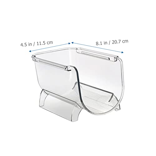 Soporte para 4 botellas de vino pequeño para refrigerador miniatura 7