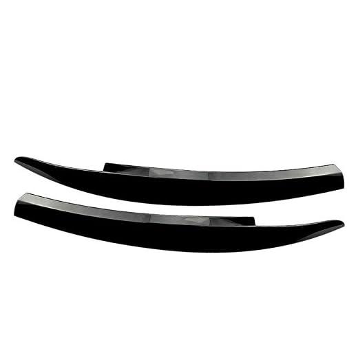 SODIAL Coche Decoración de la Etiqueta Engomada de la Ceja del Faro para Scirocco GTS 2008-2017 Accesorios Styling Negro