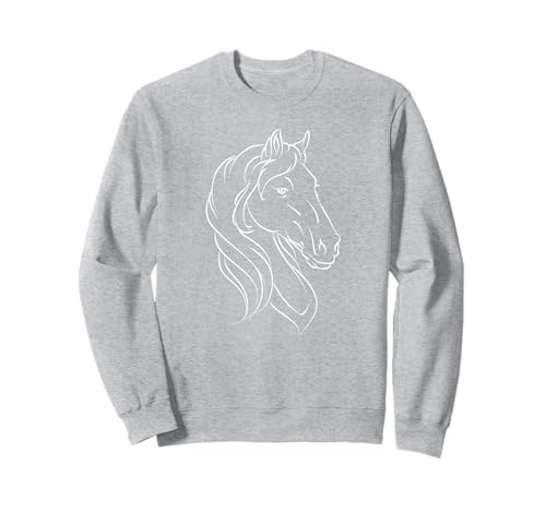 Pony Silhouette Horse Shirt Wild Horse Riding Tee Girl Ride Sudadera
