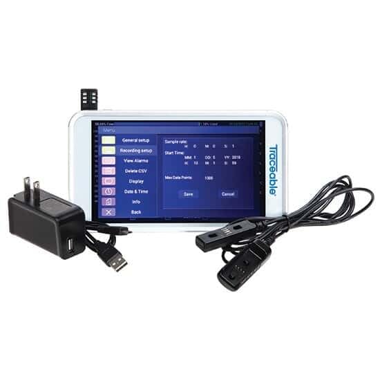 Traceable Temperature/Humidity Touchscreen Recorder