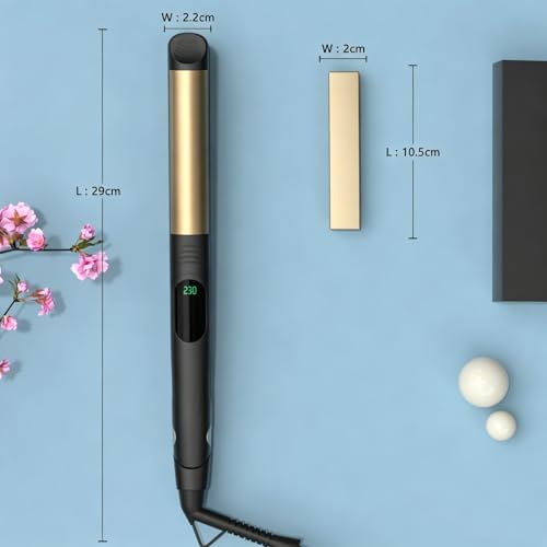 Plancha para cabello 2 en 1 con placas cerámicas miniatura 3