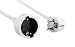 Produktbild Electraline 900029 Schutzkontakt 5 m Kabel-weiß-Kunststoffleitung-IP20 Innenbereich/Verlängerungskabel mit Kindersicherung/Schuko-Verlängerung, weiß