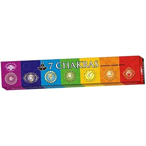 Green Tree 7 CHAKRAS Premium Incense Sticks Pack Cover