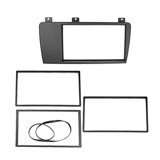 gis 2 DIN Fascia DVD CD-spelare Panelram Fit för Volvo XC70 V70 S60 2004-2007 Stereo Audio Frame Trim Plate Surround Dashboard Panel