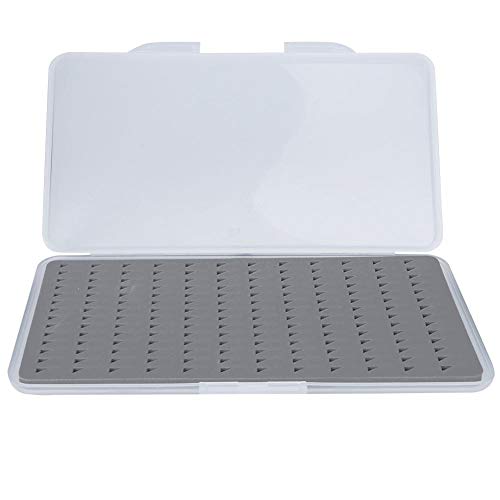 RiToEasysports Fishing Fly Box,Transparent Dry Fly Case Fishing Bait Box with Foam for Trout Fly Fishing Flies Other Fishing Tools And Accessories