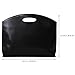 GALPADA PU Leather Briefcase Large Capacity Attache Case Fashion Handbag for Men and Women Business and Daily Use Stylish Black Tote Bag