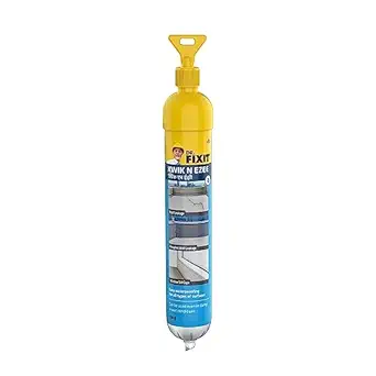 Dr.Fixit Kwik N Ezee. Ready to Use Gap and Crack Filler, 150gm (White), DIY Waterproofing for Home Use, Tile Grout and Sealant for Tiles, Concrete, Metal, PVC, Wood, Suitable for Wet & Damp areas
