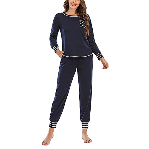 Pijama com calça, lavável, macio, feminino, amigo da pele, casual, respirável, para quarto de casa,