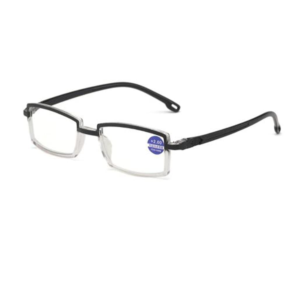 Anti-Blu-ray Reading Glasses aged and Old People Square Imitation Eyebrows Reading Glasses
