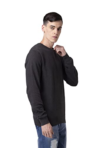 Image of Allen Cooper Solid Sweater for Men