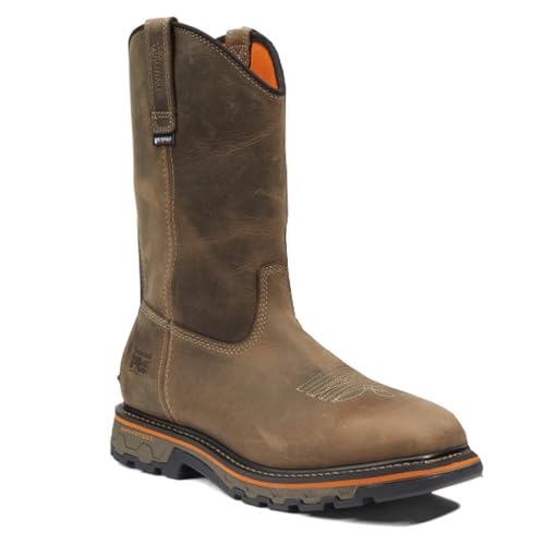 Image of Timberland PRO Men's True Grit Pull On Soft Toe Waterproof Industrial Western Work Boot, Turkish Coffee-2024 NEW, 7.5 W US