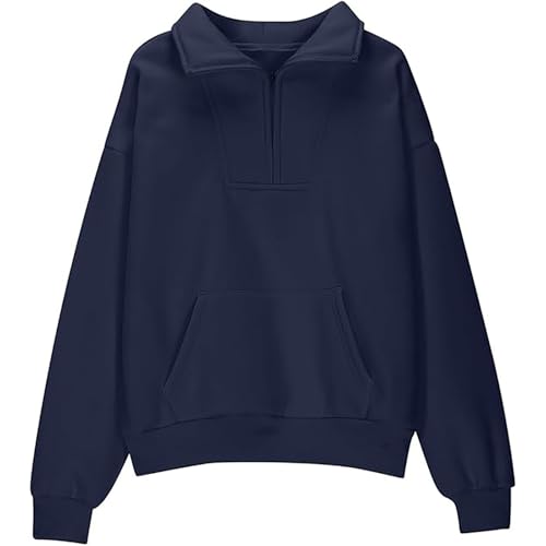 Girls Half Zip Sweatshirt Fleece Quarter Zip Pullover Sweatshirts Fall Clothes for Teen Girls Thumb Hole2