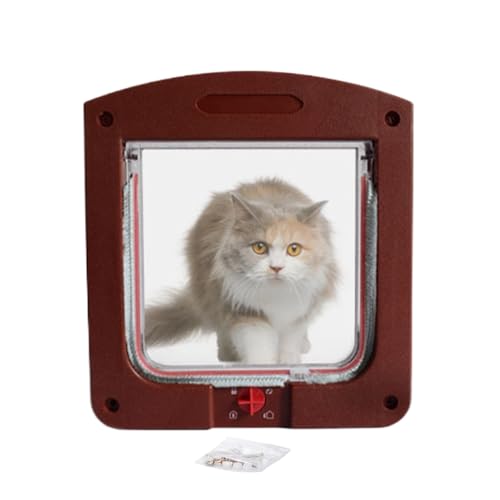 Gattaiola Per Interni | Gattaiola Impermeabile Per Cuccioli,Per Gatti Con Serratura A 4 Vie Per Camera Seminterrato Garage